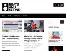 Tablet Screenshot of beatsandsound.de